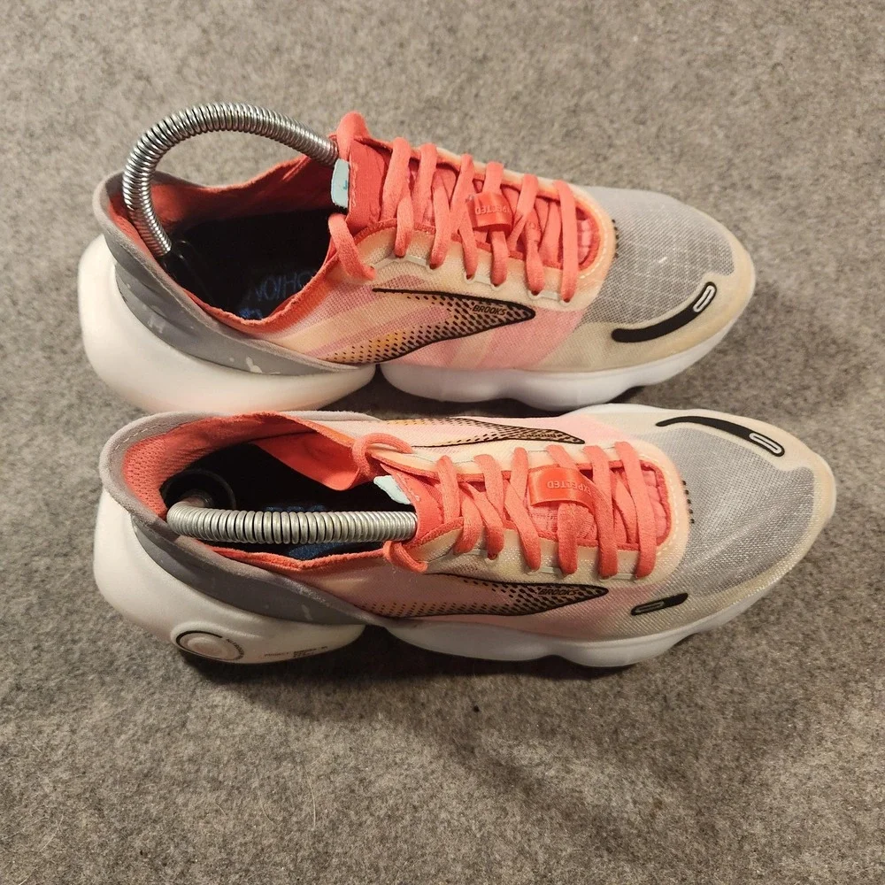 Brooks Aurora-BL Running Shoes Womens 8.5 Pink Gray 1203541B068 DNA LOFT v3